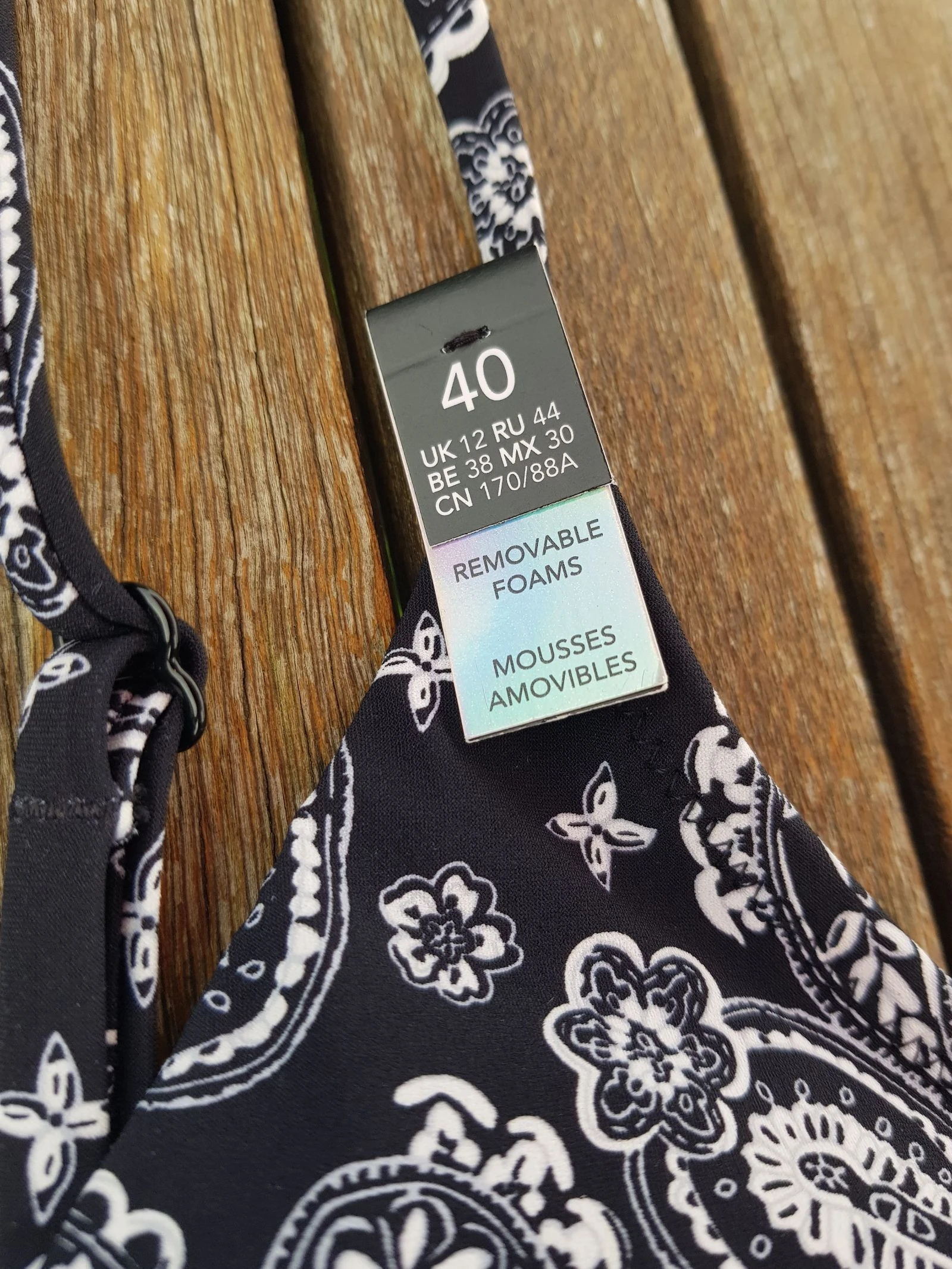 Biquíni estampado paisley cashmere Etam tamanho 40 – photo 6